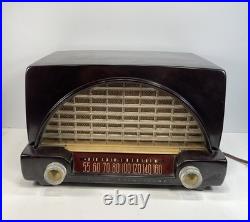 Vintage Philco Transitone Model 51-532 Tube Radio Bakelite WORKING Art Deco