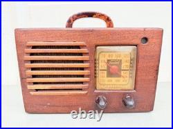 Vintage Philco Transitone Tube Radio Midget Working
