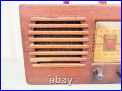 Vintage Philco Transitone Tube Radio Midget Working