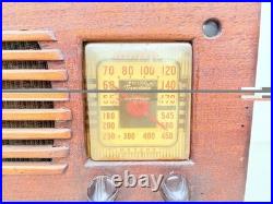 Vintage Philco Transitone Tube Radio Midget Working