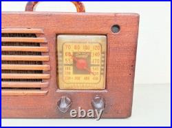 Vintage Philco Transitone Tube Radio Midget Working