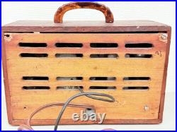 Vintage Philco Transitone Tube Radio Midget Working