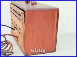 Vintage Philco Transitone Tube Radio Midget Working