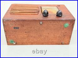 Vintage Philco Transitone Tube Radio Midget Working