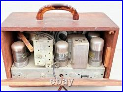 Vintage Philco Transitone Tube Radio Midget Working