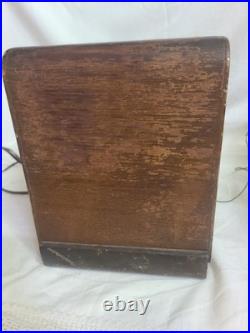 Vintage Philco Tube Radio Model 37-600 Double-Sided Art Deco 1930's Powers on