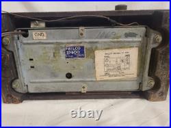 Vintage Philco Tube Radio Model 37-600 Double-Sided Art Deco 1930's Powers on