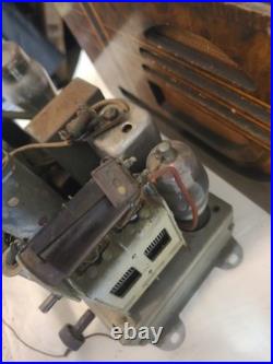 Vintage Philco Tube Radio Model 37-600 Double-Sided Art Deco 1930's Powers on