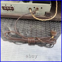 Vintage Philco Tube Radio Model 38-9 Art Deco Curved Design FOR PARTS/REPAIR