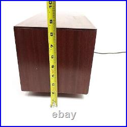 Vintage Philco Tube Radio Twin Speaker AM Phono Input Wood Case Tabletop Working
