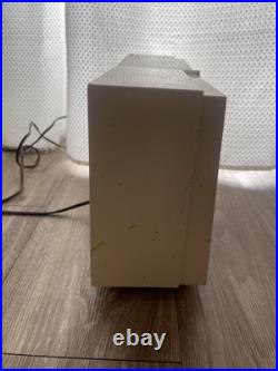 Vintage Philco Twin Speaker CORAL Tube Radio H836-124 AS IS