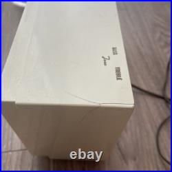 Vintage Philco Twin Speaker CORAL Tube Radio H836-124 AS IS