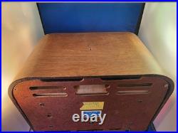 Vintage Philco Wood Tube Push Button 1940 Radio 40-135 Restored & Working
