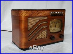 Vintage Philco Wooden AM Radio 39-7C (1939) COMPLETELY RESTORED