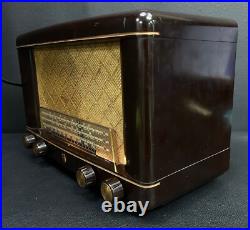 Vintage Philips 1950's Type 922 Tube AM/FM Radio TESTED