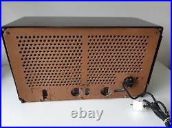 Vintage Philips 554A bakelite tubes radio 1947-1948