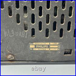 Vintage Philips B1X67U/03 Tube Radio LW MW AM European 1950s Fully Working