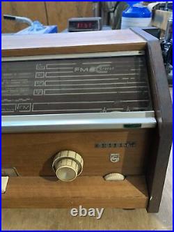 Vintage Philips B5X34A/54 Bi-Ampli Table Top Tube Radio Made in Holland