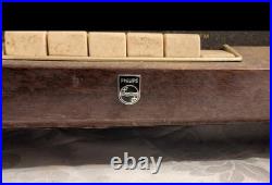 Vintage Philips FM MW LE Tube Radio Working Condition
