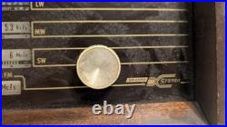 Vintage Philips FM MW LE Tube Radio Working Condition