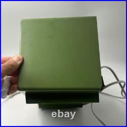 Vintage Philips Green B2X12A/79F Tube Radio AM FM Working 1950s Mid Century