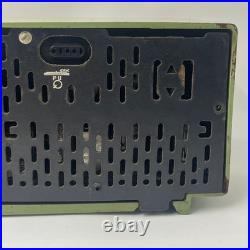 Vintage Philips Green B2X12A/79F Tube Radio AM FM Working 1950s Mid Century