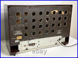 Vintage Philips P145 Tube Radio Working AM Shortwave Wood Cabinet Toronto 1950s