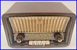 Vintage Philips Philetta B2D23A Tube Radio MCM German Audio Great Shape Tested