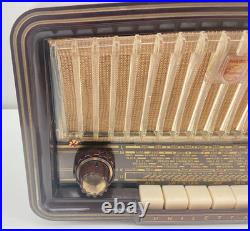 Vintage Philips Philetta B2D23A Tube Radio MCM German Audio Great Shape Tested