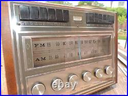 Vintage Philips Tube Stereo Radio Receiver, Push Pull 4 X 6gw8 Tubes