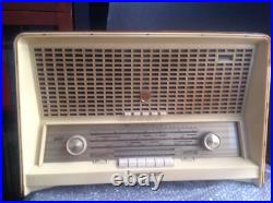 Vintage Phillips B5X88A Bi-Amplifiers AM/FM/SW Tube Radio, no Norelco