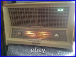 Vintage Phillips B5X88A Bi-Amplifiers AM/FM/SW Tube Radio, no Norelco