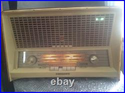 Vintage Phillips B5X88A Bi-Amplifiers AM/FM/SW Tube Radio, no Norelco