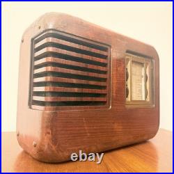 Vintage Phonola 521 Portable Tube Radio Art Deco Rare Wood