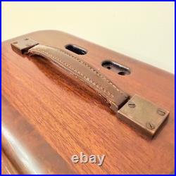Vintage Phonola 521 Portable Tube Radio Art Deco Rare Wood