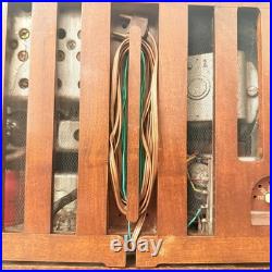 Vintage Phonola 521 Portable Tube Radio Art Deco Rare Wood