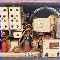 Vintage Phonola 521 Portable Tube Radio Art Deco Rare Wood