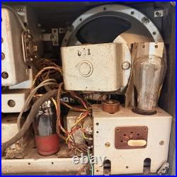 Vintage Phonola 521 Portable Tube Radio Art Deco Rare Wood