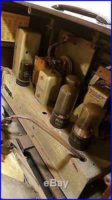 Vintage Pilot Tube Radio Model B-1151 RARE Needs Electrical Restoration