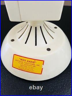 Vintage Promotional Mike-Radio Advertising Microphone Tube Radio WKOP FM
