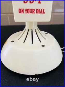 Vintage Promotional Mike-Radio Advertising Microphone Tube Radio WKOP FM
