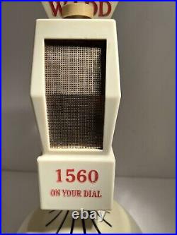 Vintage Promotional Mike Radio Ribbon Microphone Tube Radio WADD 1560AM