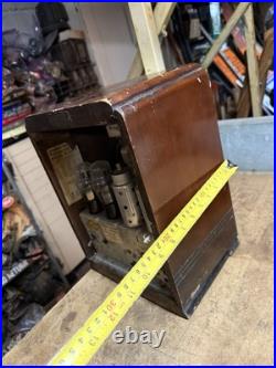 Vintage R140-A Stewart Warner Superheterodyne Electric Tube Radio Wood Case USA