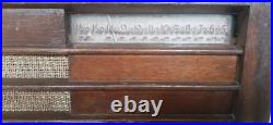 Vintage RARE 1946 Detrola model 571 AM Tube Radio, Wood Case, Working Tested