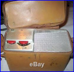 Vintage RARE 1950s Portable Tube Radio Revere 400 Camera Co. Only 1000 made RARE