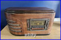 Vintage RARE General Electric Model H-624 Tube Radio Working