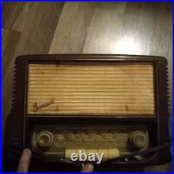 Vintage RARE Genuine OLD TUBE RADIO EMUD Favorit 149 Bakelite Radio 1958