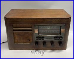 Vintage RARE RCA Victor 1939-40 Wood Tube Radio Tested Working