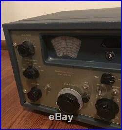 Vintage RARE TMC GPR-90 Communication Receiver Ham Tube Radio Military