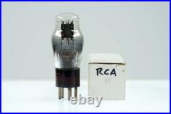 Vintage RCA 37 / VT-37 / EY637 / 437 Triode Radio/TV Audio Vacuum Tube Valve